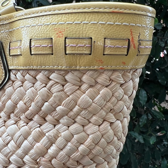 Coach Poppy 2010 Straw Appliqué tote bag - Picture 7 of 12